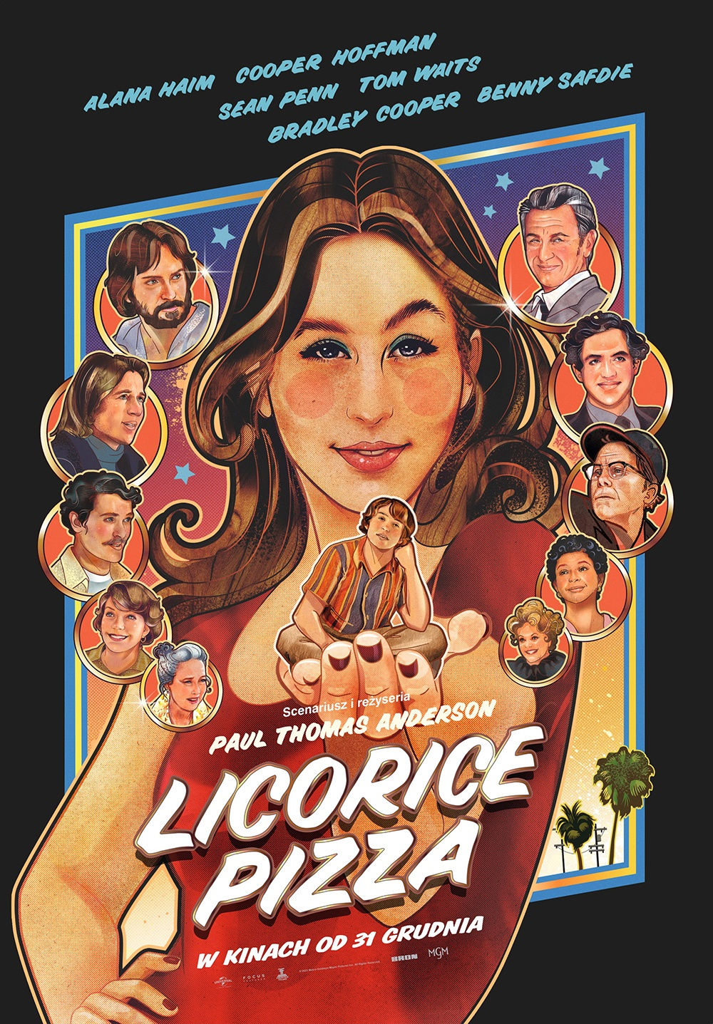 Polski plakat filmu 'Licorice Pizza'
