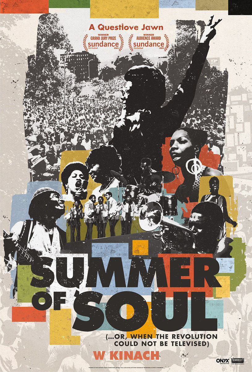 Polski plakat filmu 'Summer of Soul (...Or, When the Revolution Could Not Be Televised)'