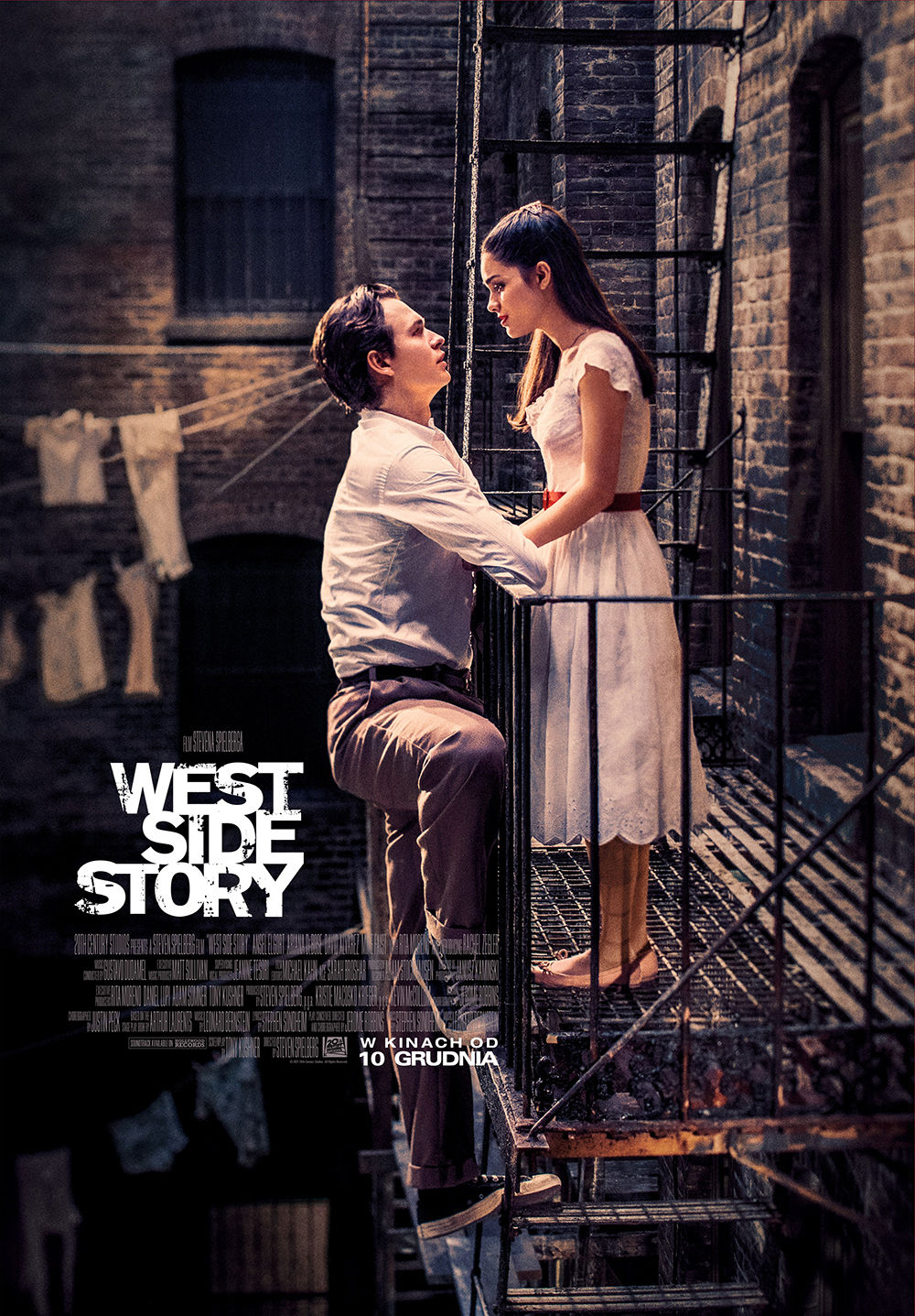 Polski plakat filmu 'West Side Story'