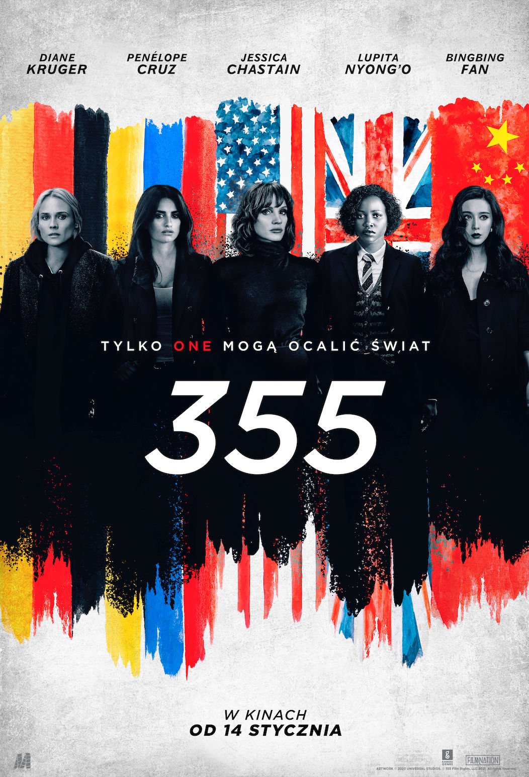 Polski plakat filmu '355'