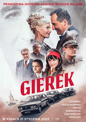 Przód ulotki filmu 'Gierek'