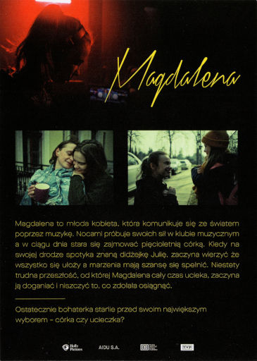 Tył ulotki filmu 'Magdalena'