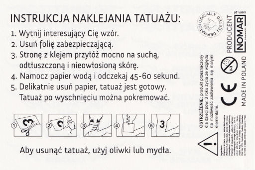 Tył ulotki filmu 'Titane'