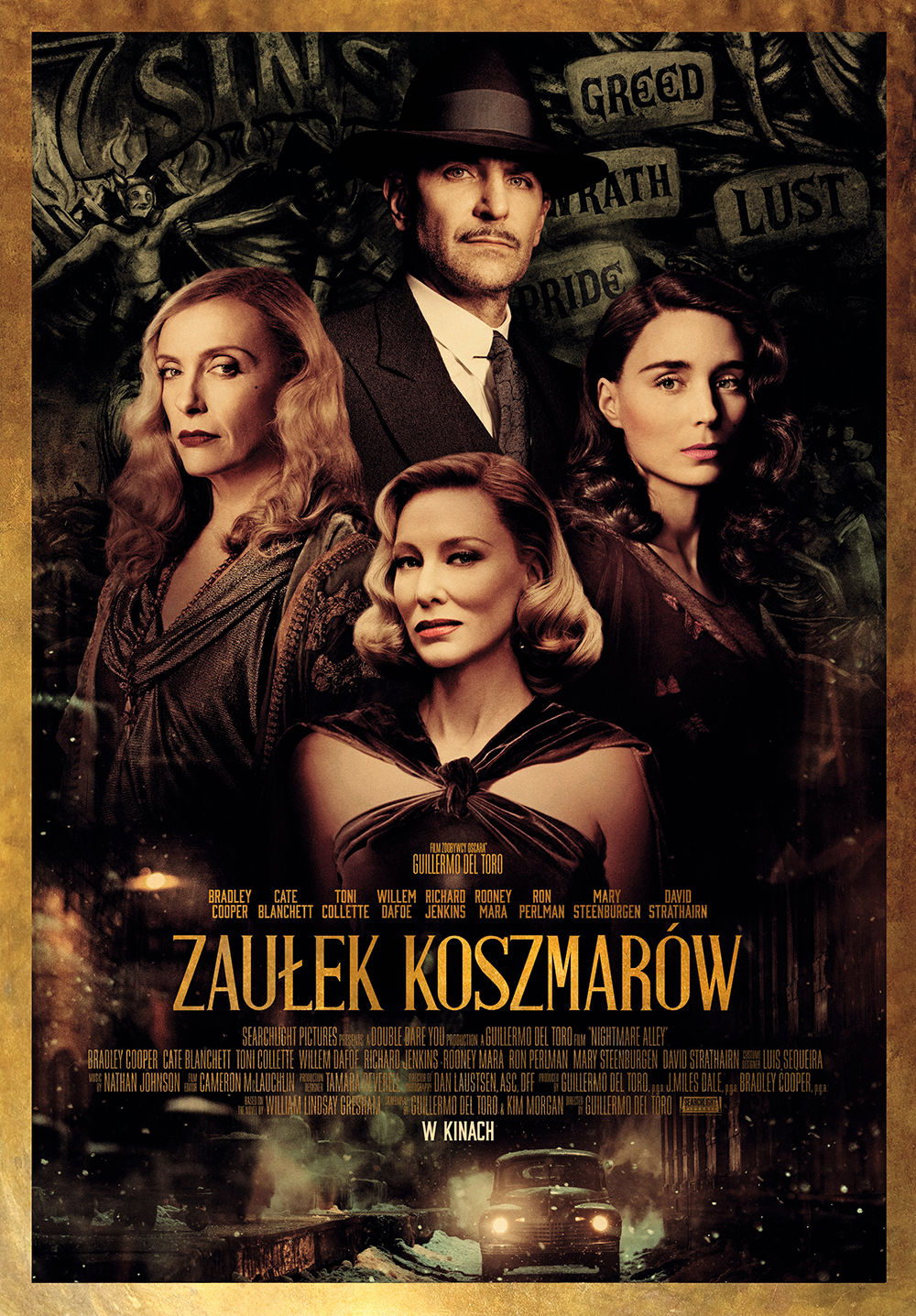 Polski plakat filmu 'Zaułek koszmarów'