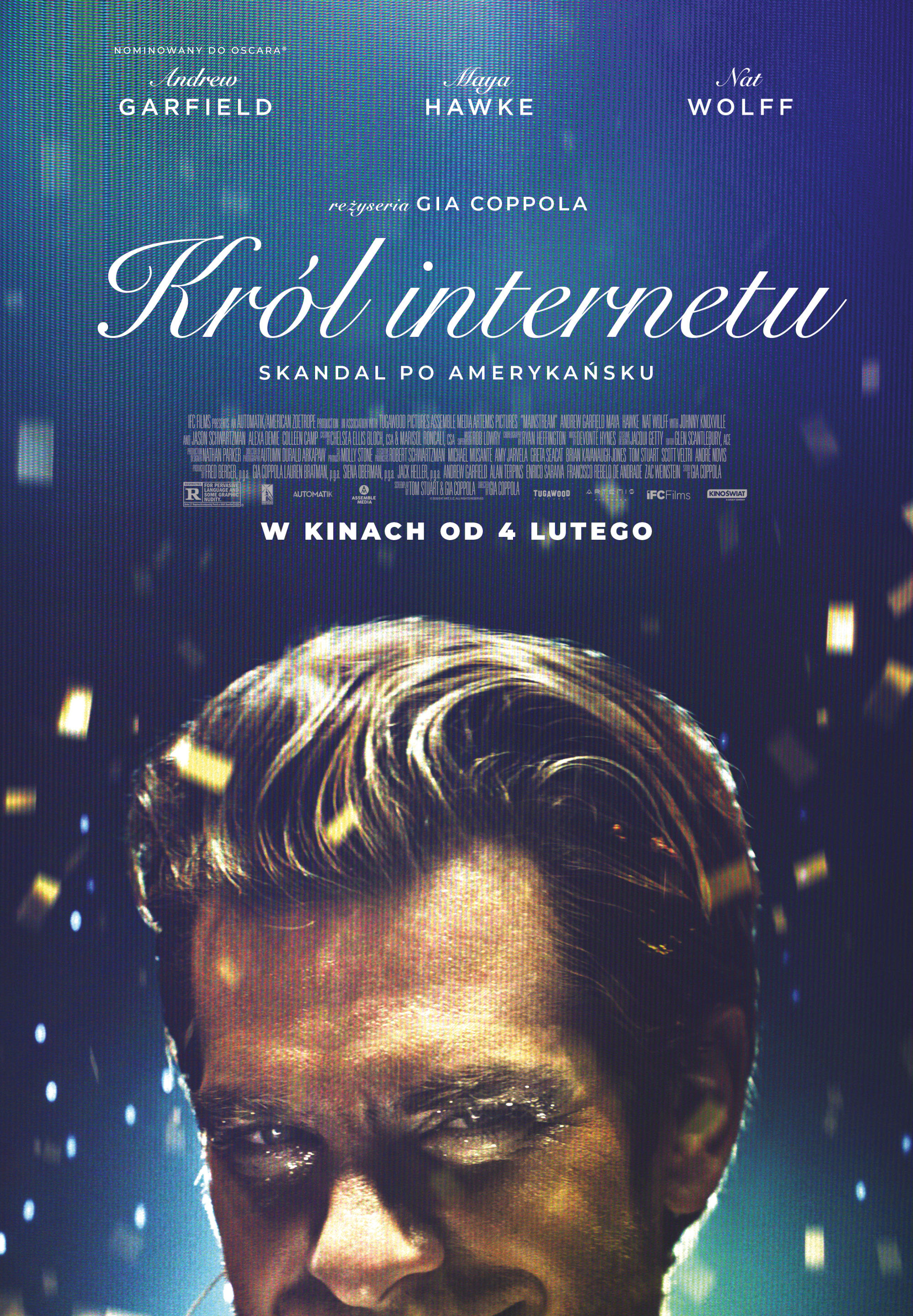 Polski plakat filmu 'Król Internetu'