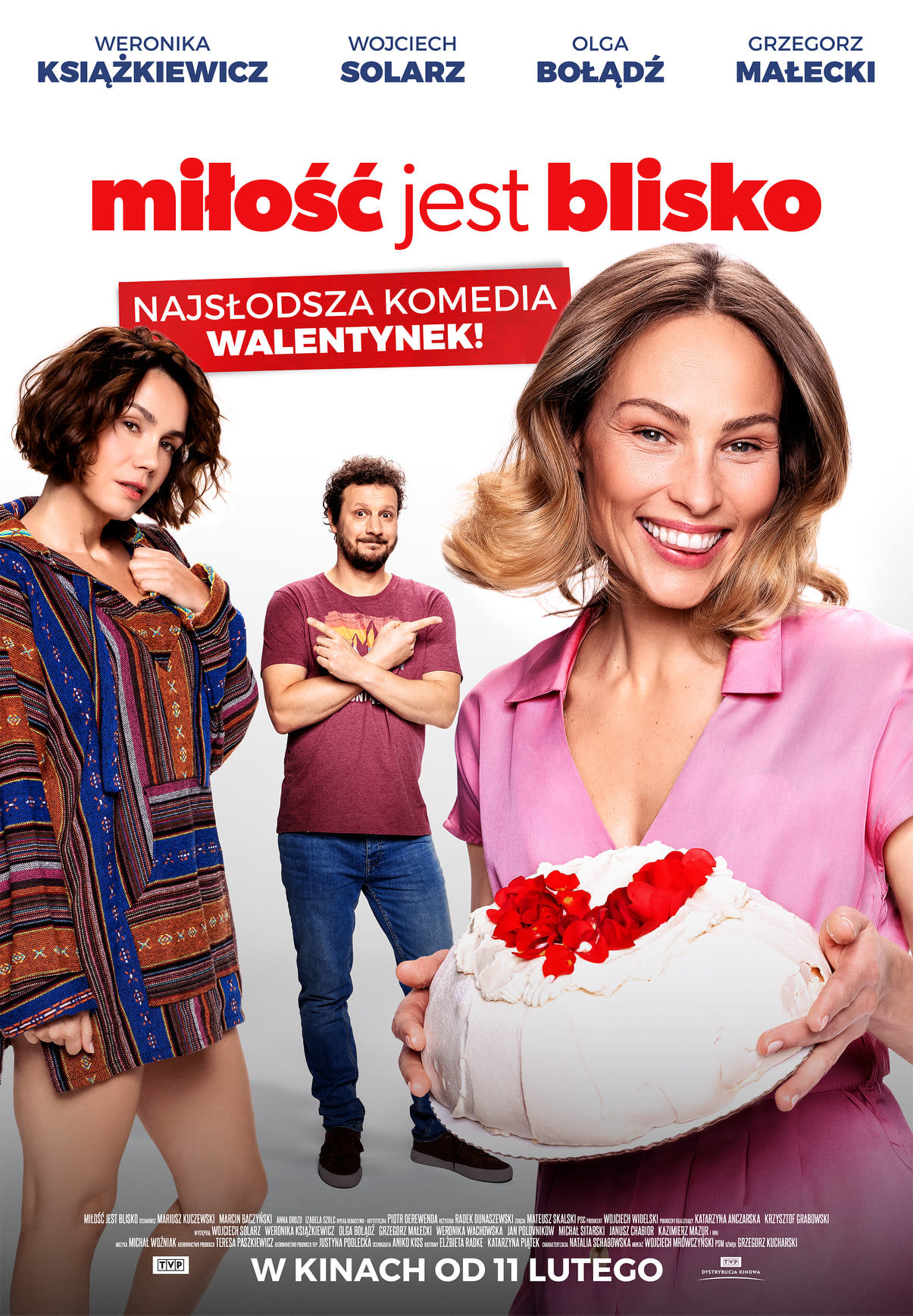 Polski plakat filmu 'Miłość jest blisko'
