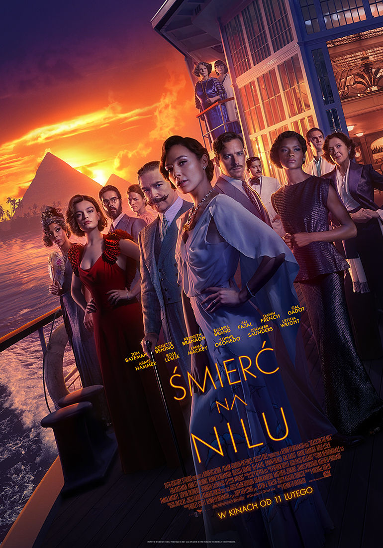 Polski plakat filmu 'Śmierć na Nilu'