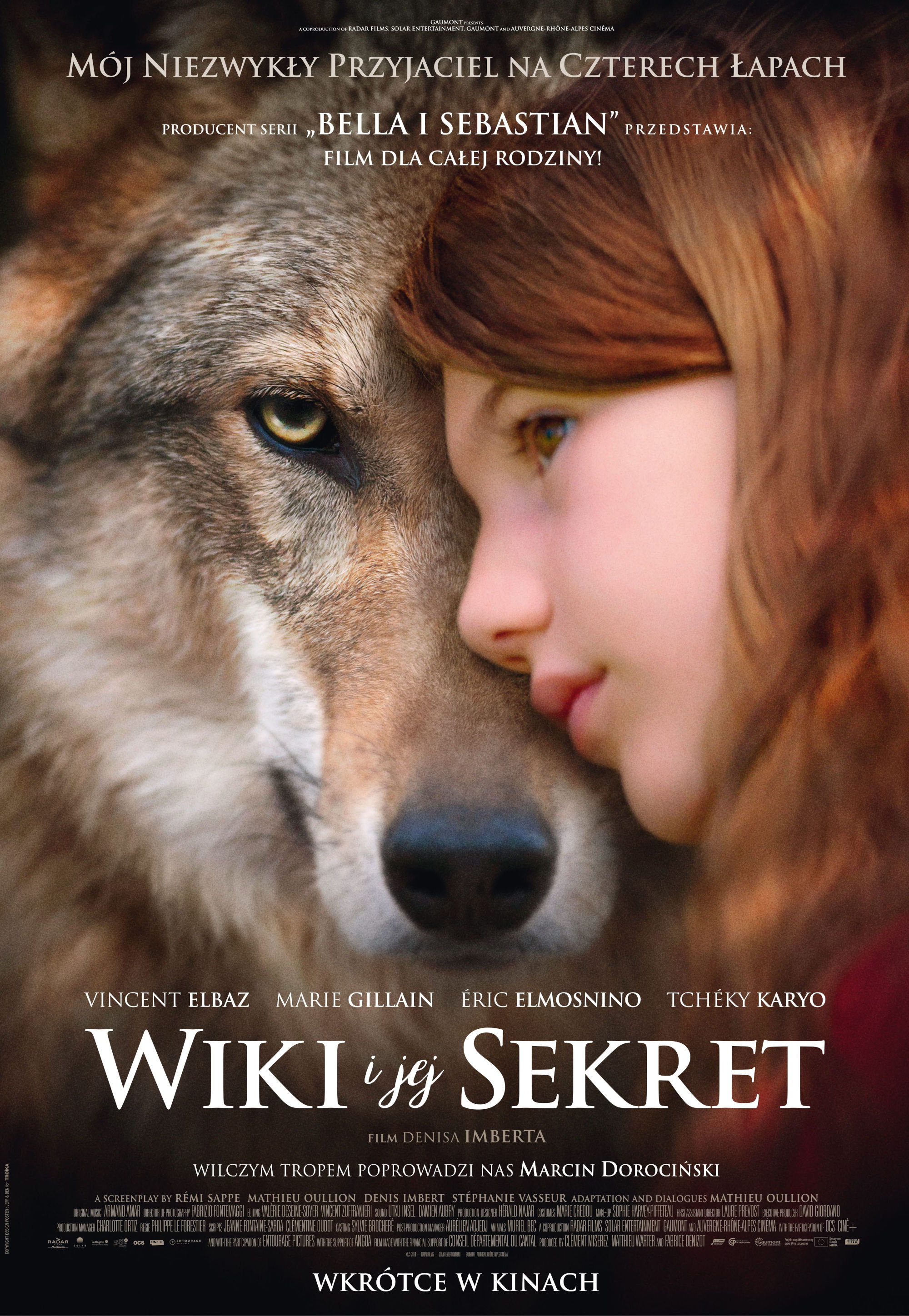 Polski plakat filmu 'Wiki i jej Sekret'