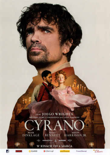 Przód ulotki filmu 'Cyrano'