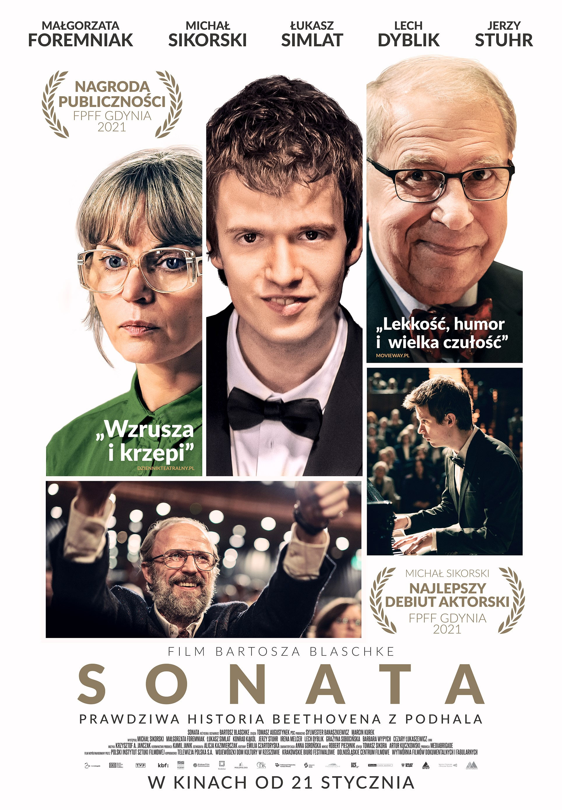 Polski plakat filmu 'Sonata'