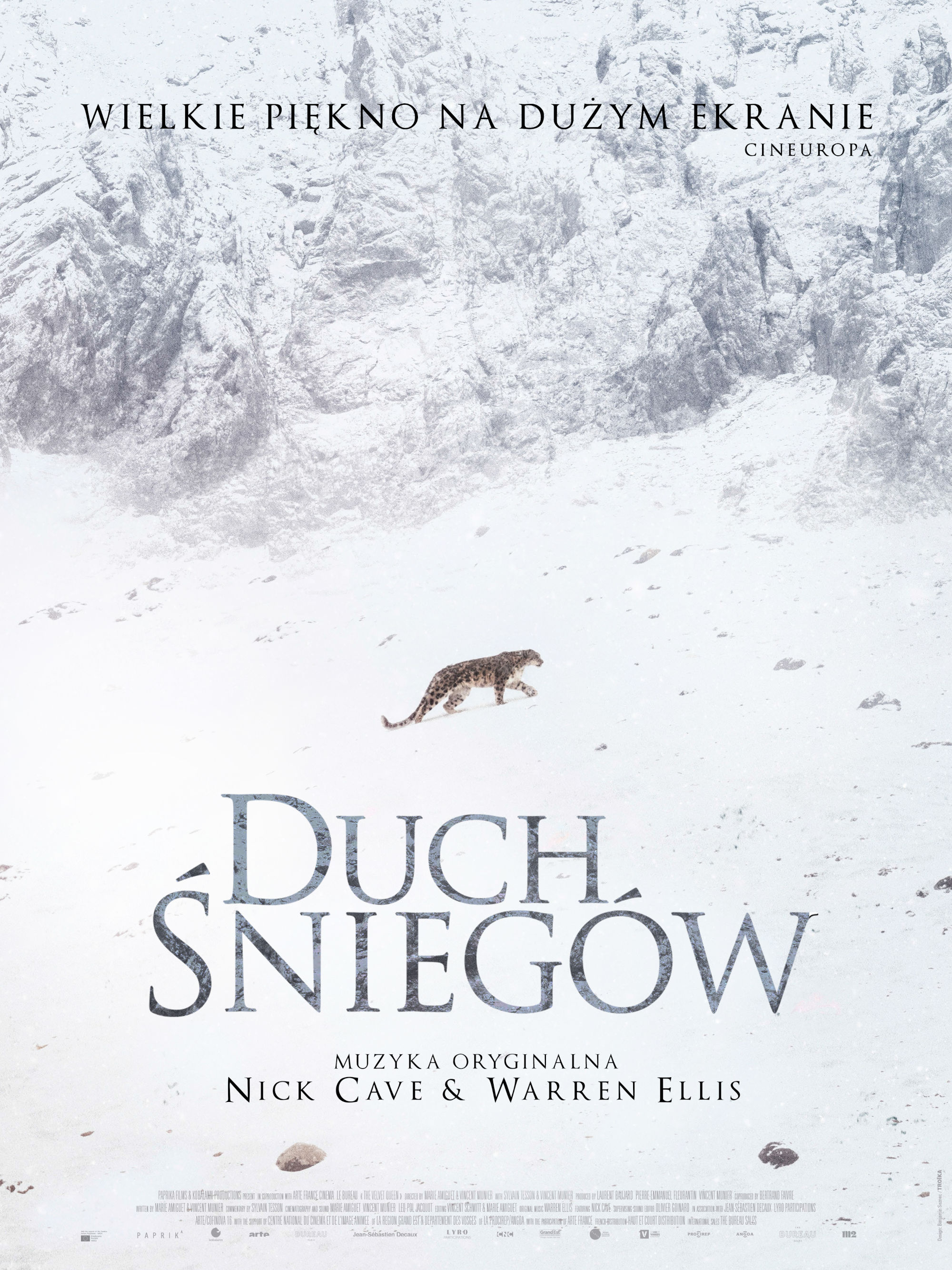 Polski plakat filmu 'Duch śniegów'