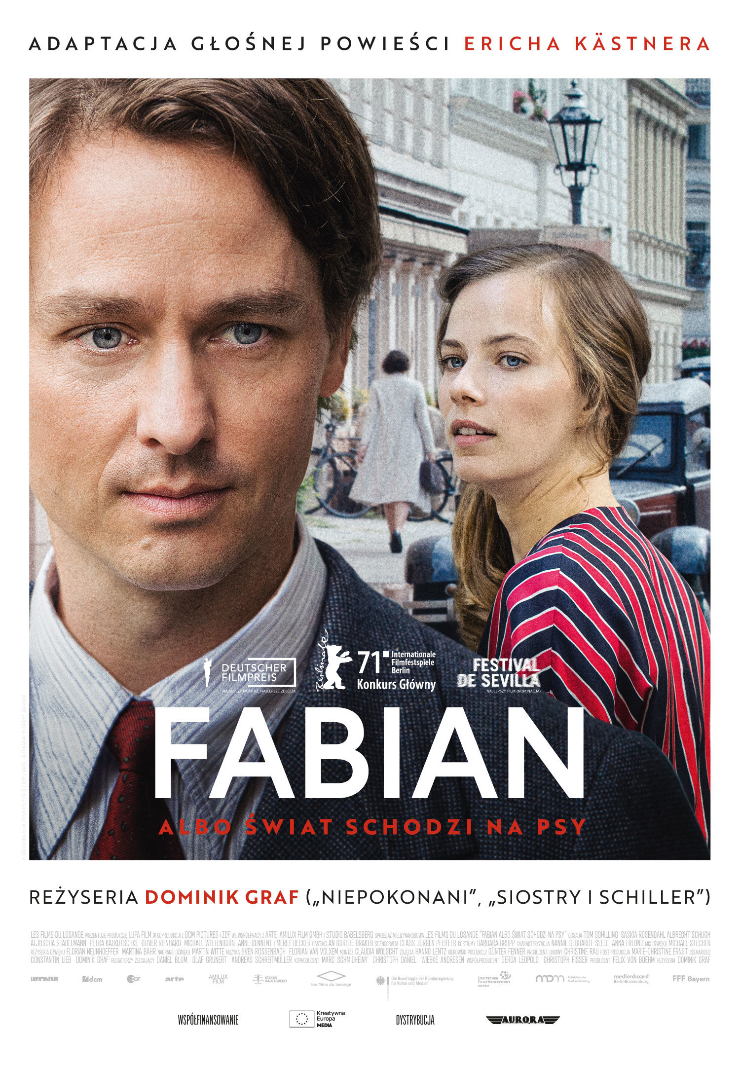 Polski plakat filmu 'Fabian albo świat schodzi na psy'