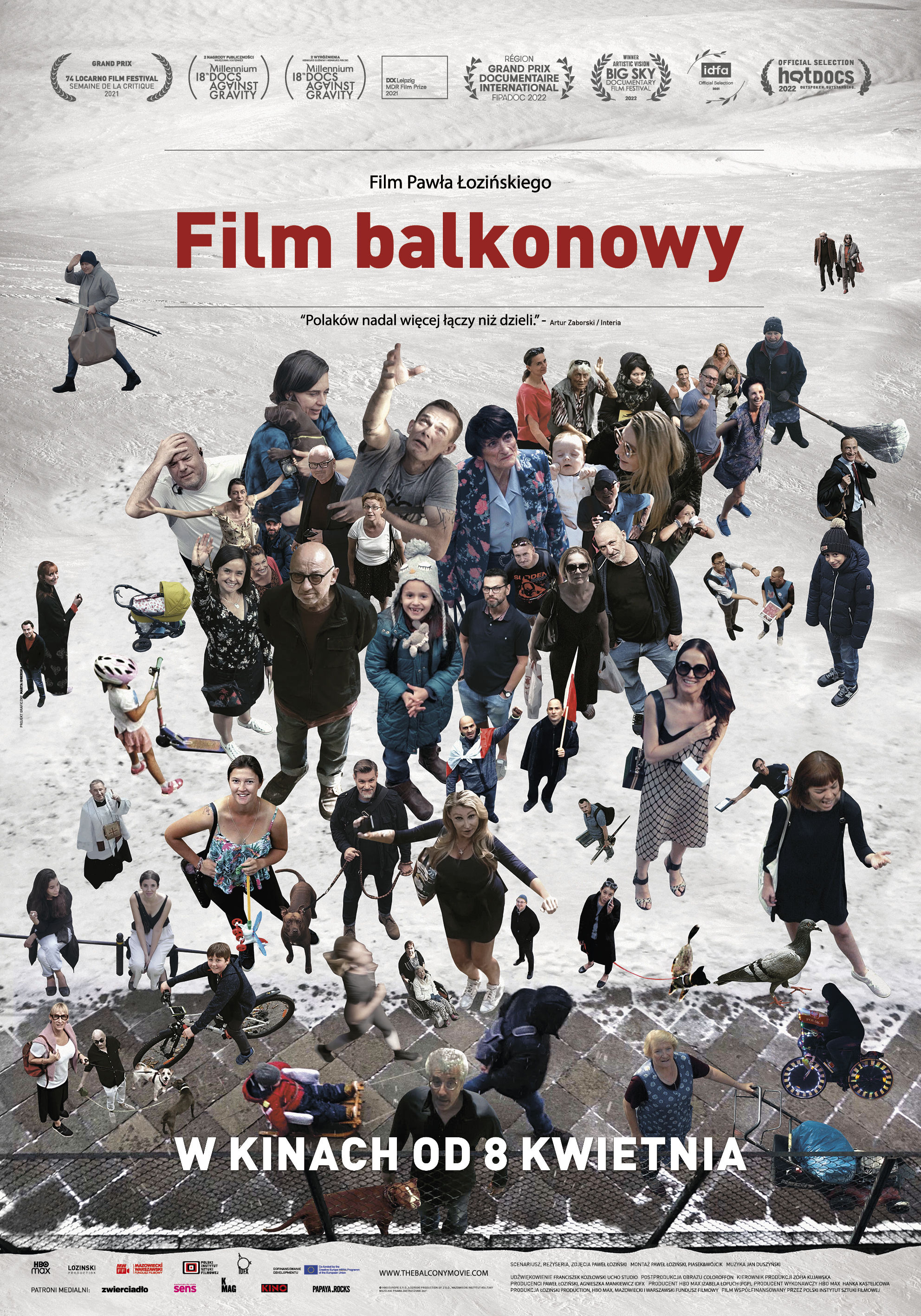 Polski plakat filmu 'Film balkonowy'