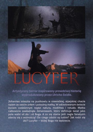 Tył ulotki filmu 'Lucyfer'
