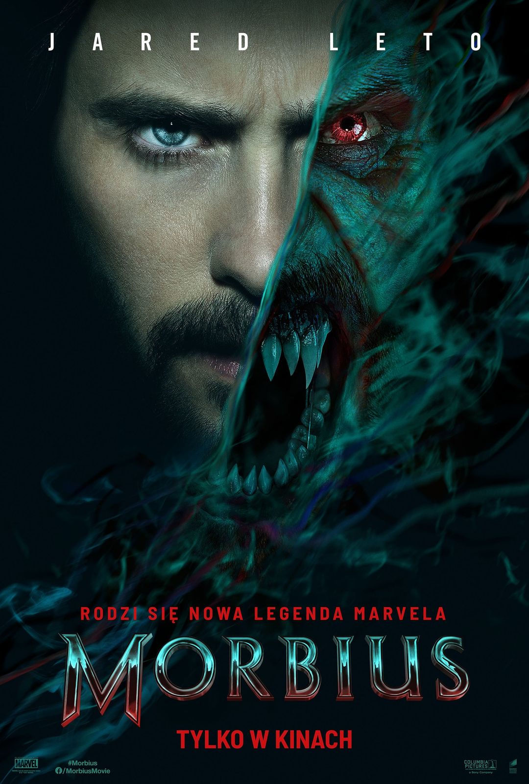 Polski plakat filmu 'Morbius'