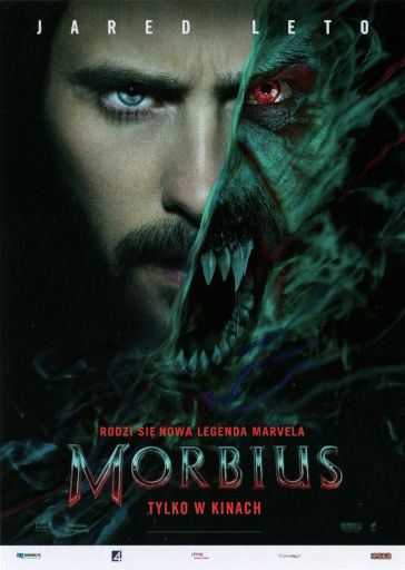 Przód ulotki filmu 'Morbius'