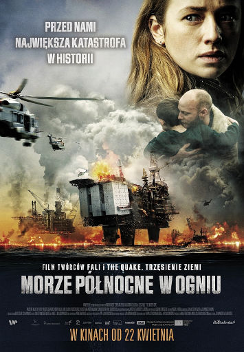 Polski plakat filmu 'Morze Północne w ogniu'
