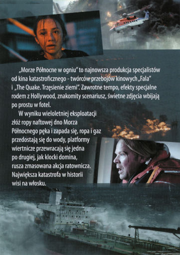 Tył ulotki filmu 'Morze Północne w ogniu'