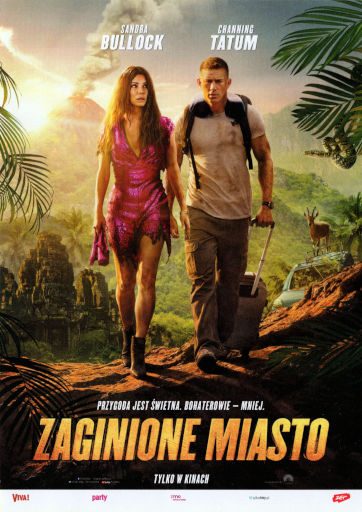 Przód ulotki filmu 'Zaginione miasto'