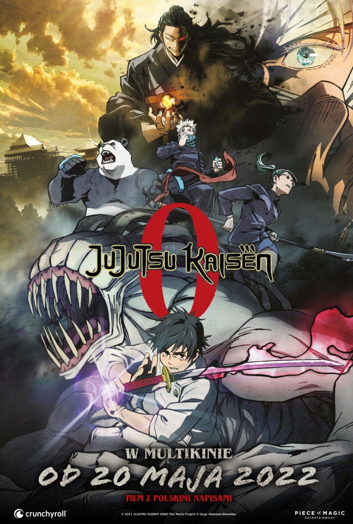 Polski plakat filmu 'Jujutsu Kaisen 0: The Movie'