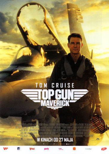 Przód ulotki filmu 'Top Gun: Maverick'