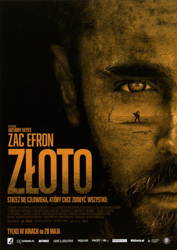 Przód ulotki filmu 'Złoto'