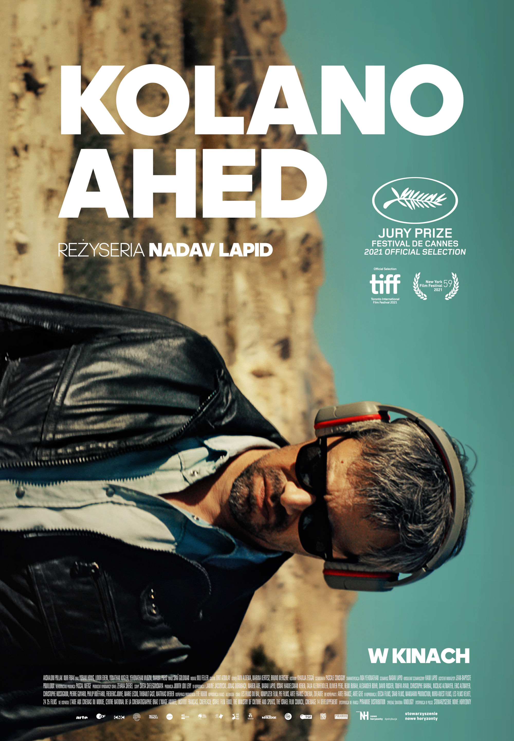 Polski plakat filmu 'Kolano Ahed'
