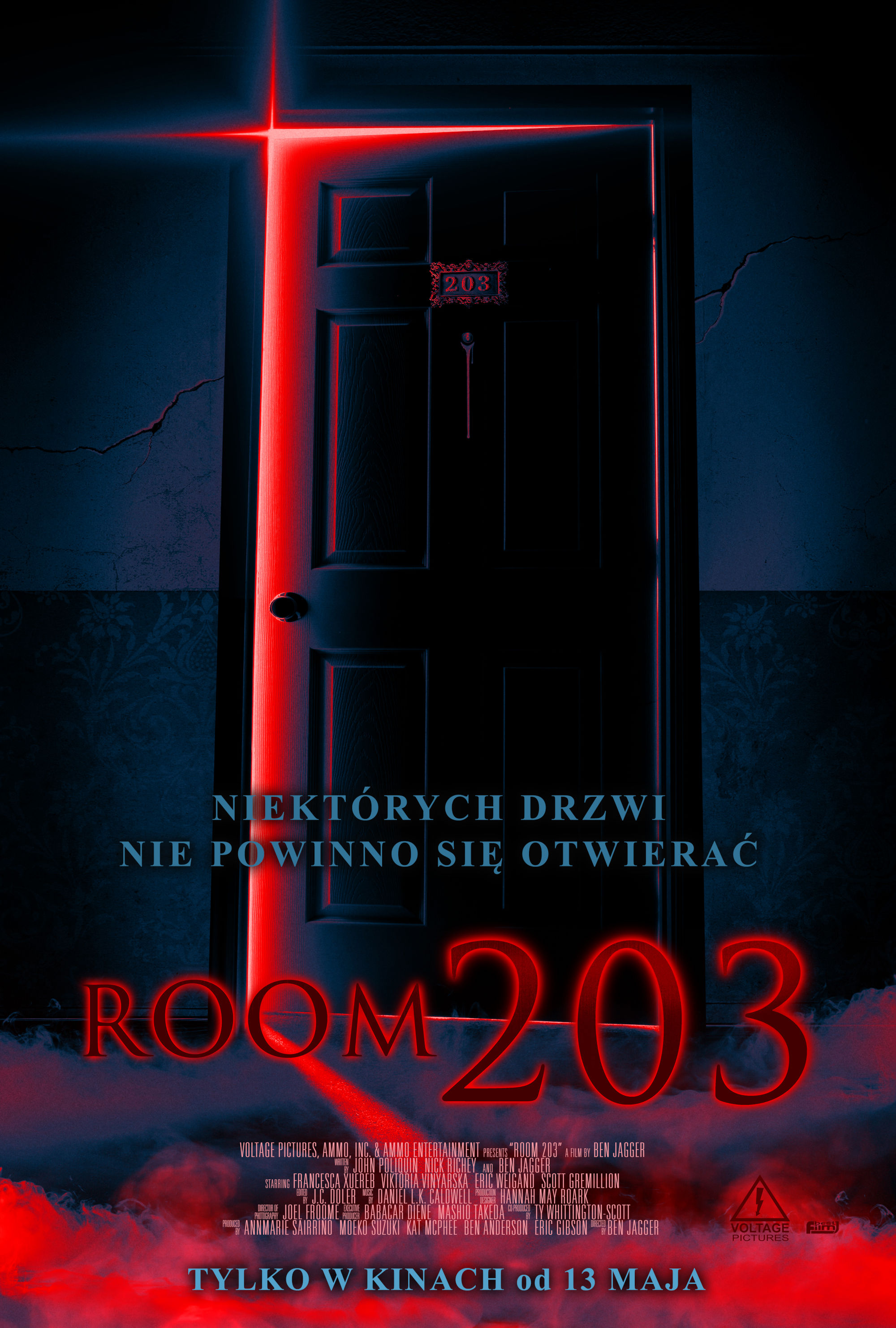 Polski plakat filmu 'Room 203'