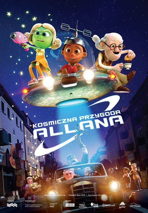 Polski plakat filmu 'Kosmiczna przygoda Allana'