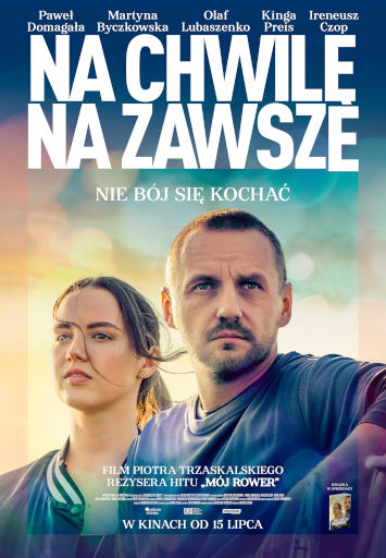 Polski plakat filmu 'Na chwilę, na zawsze'
