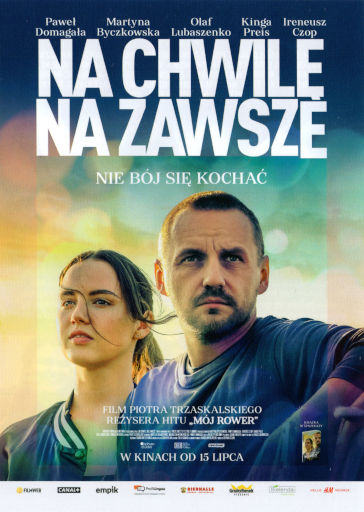 Przód ulotki filmu 'Na chwilę, na zawsze'
