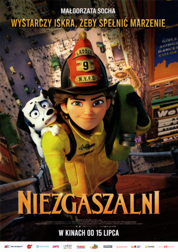 Przód ulotki filmu 'Niezgaszalni'