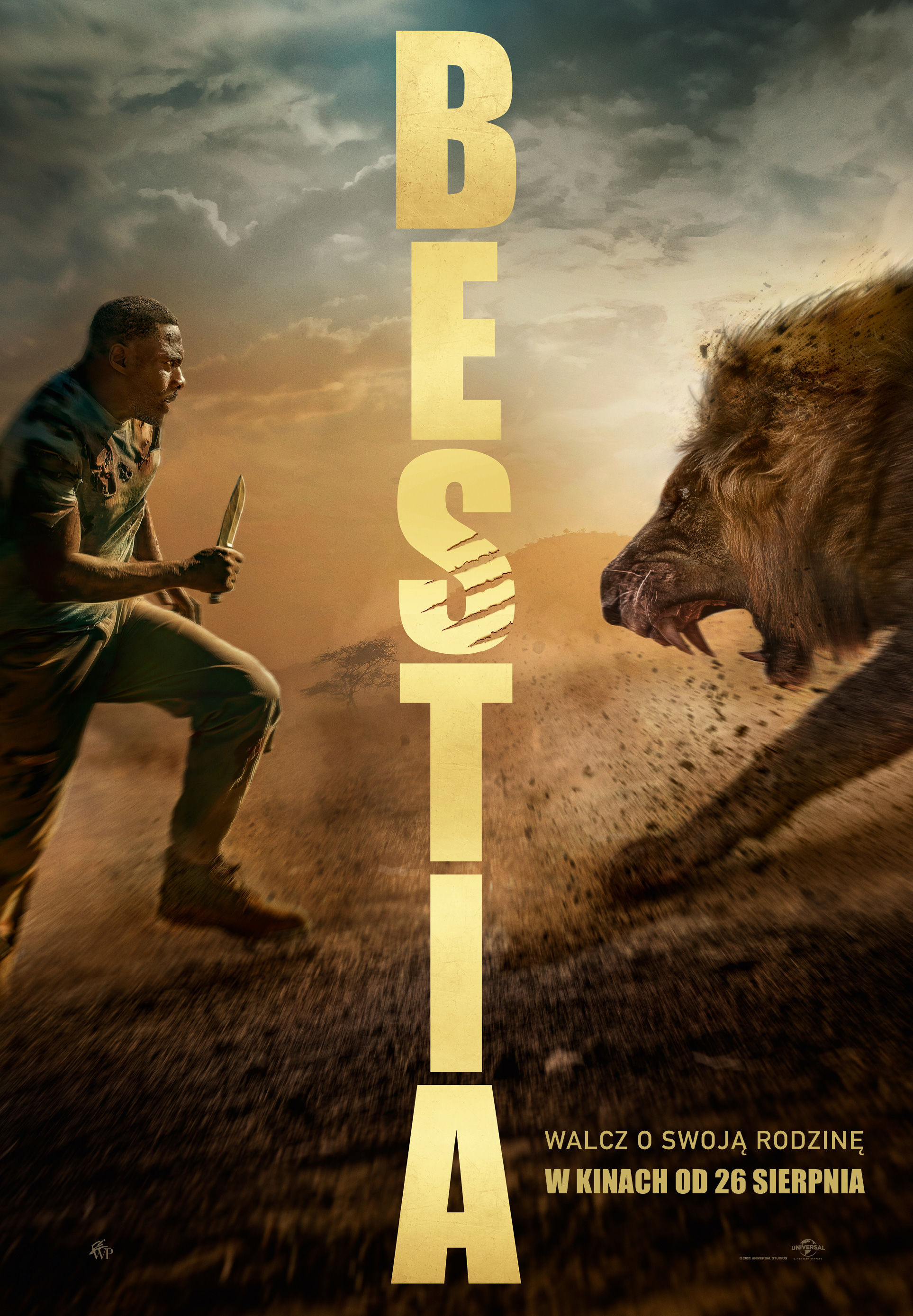 Polski plakat filmu 'Bestia'