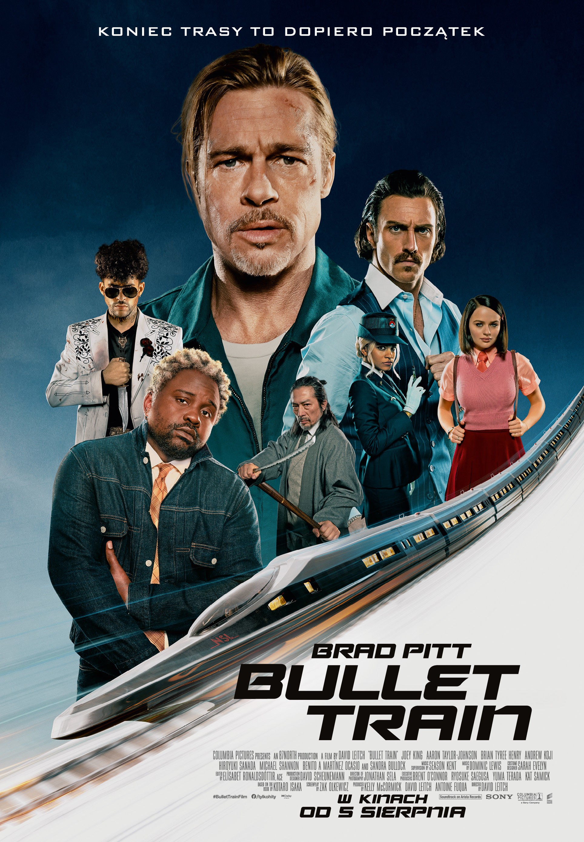 Polski plakat filmu 'Bullet Train'
