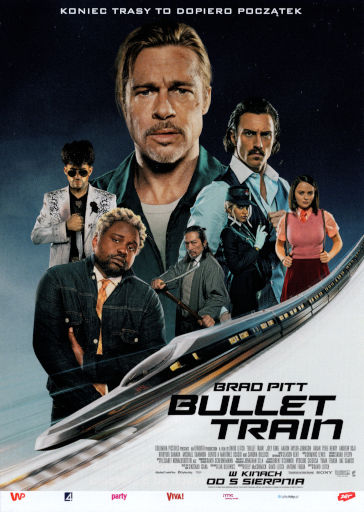 Przód ulotki filmu 'Bullet Train'