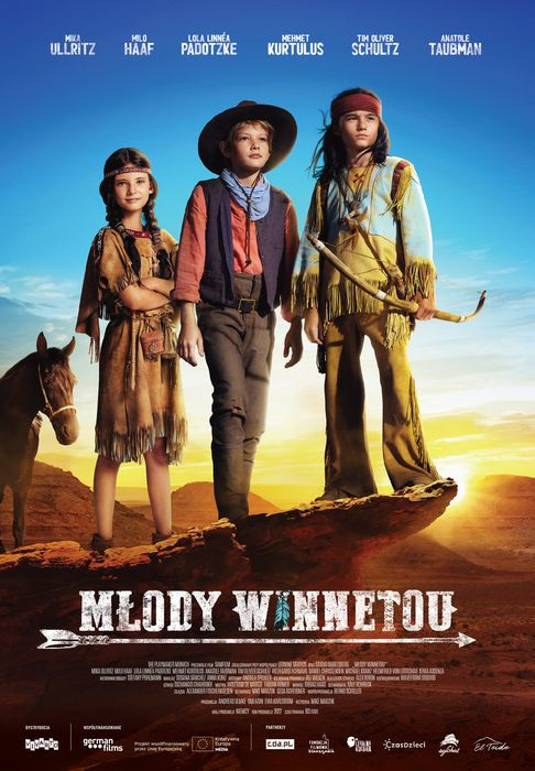 Polski plakat filmu 'Młody Winnetou'