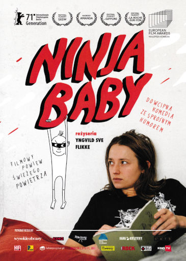 Przód ulotki filmu 'Ninjababy'