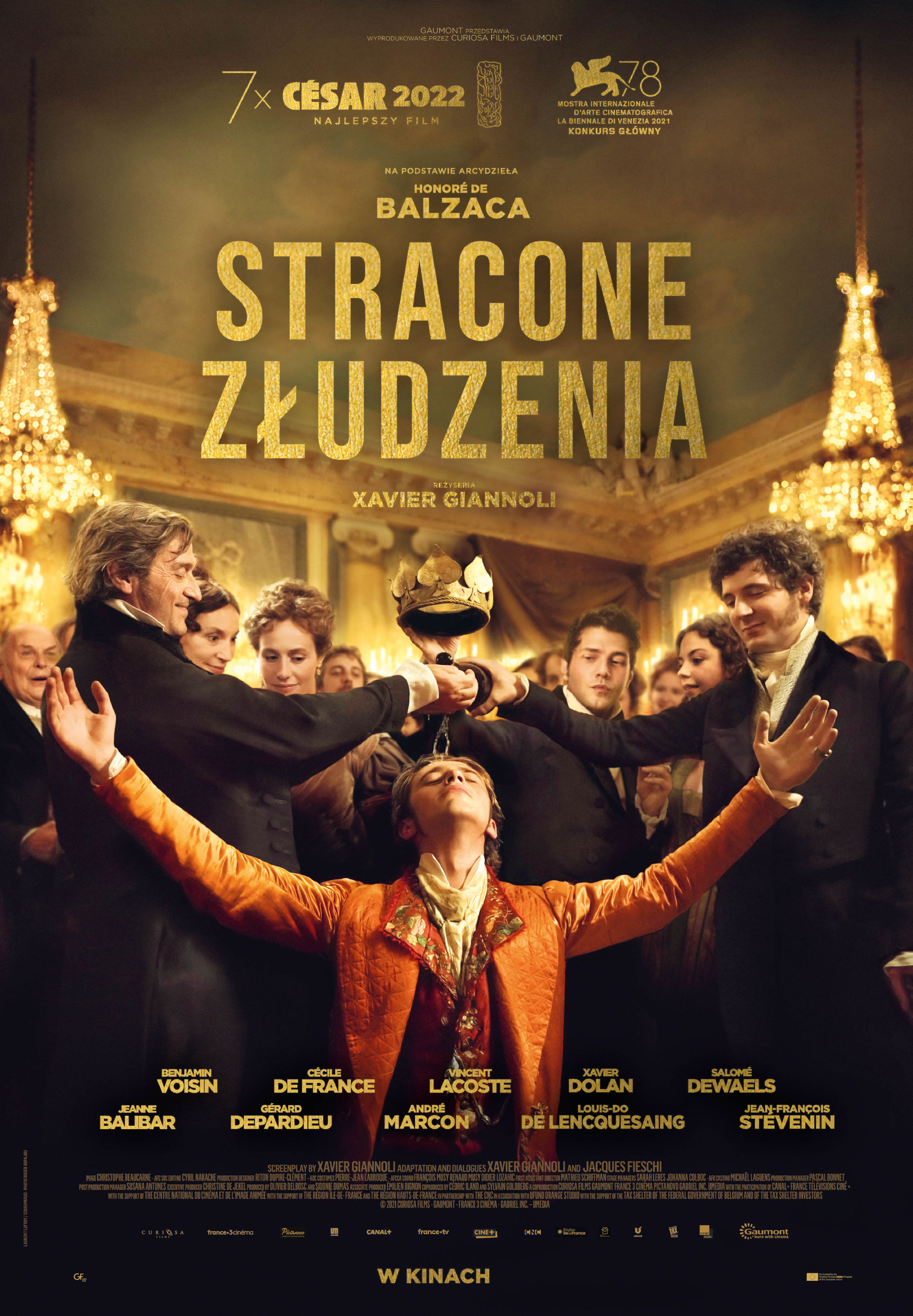 Polski plakat filmu 'Stracone złudzenia'
