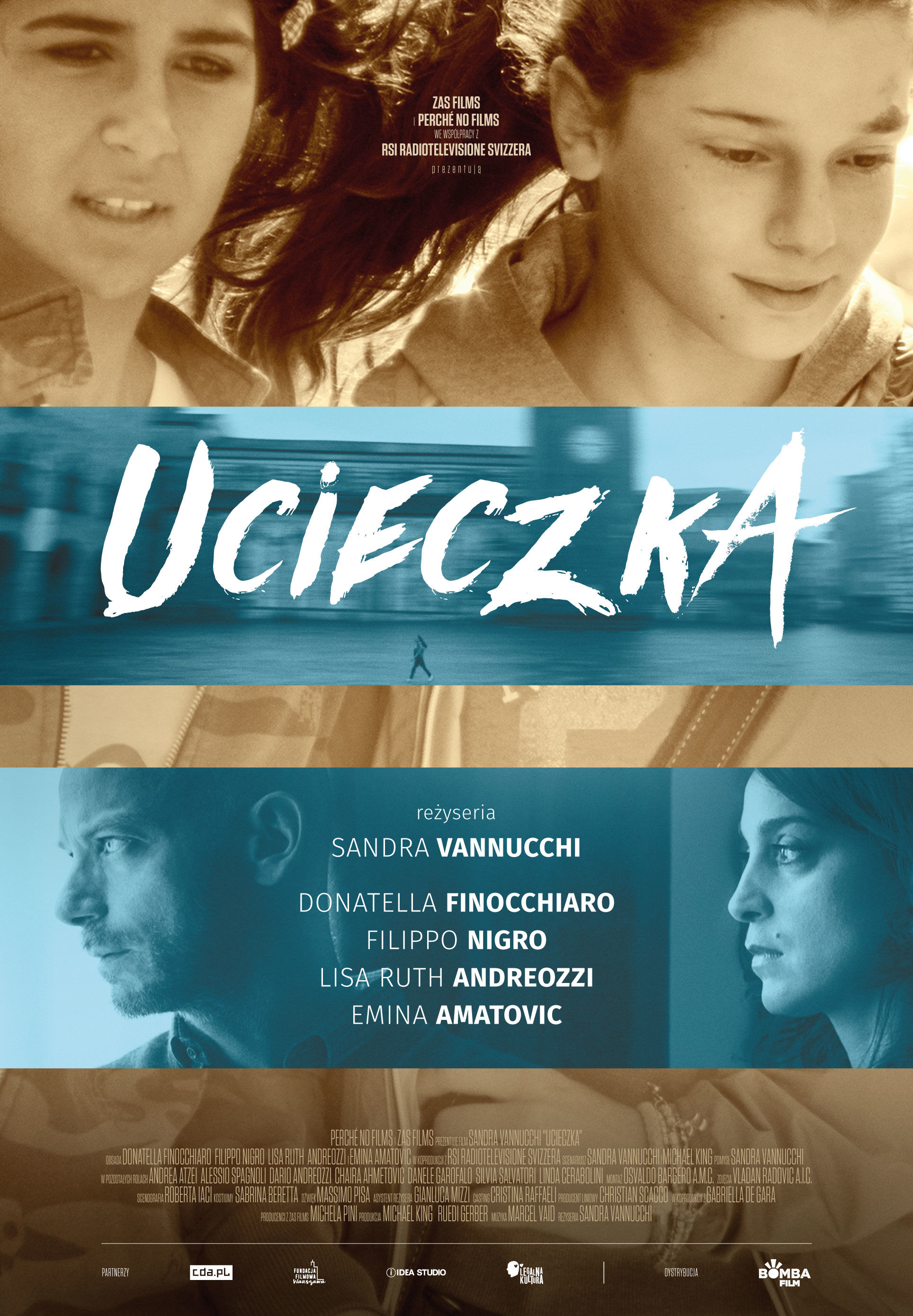 Polski plakat filmu 'Ucieczka'