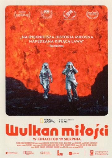 Przód ulotki filmu 'Wulkan miłości'