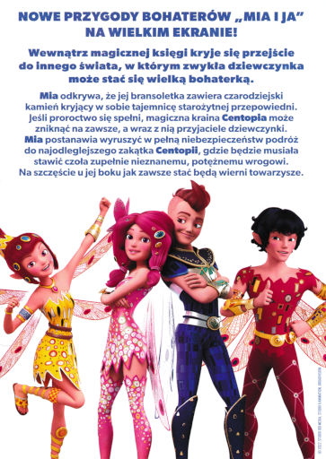 Tył ulotki filmu 'Mia i ja. Film'