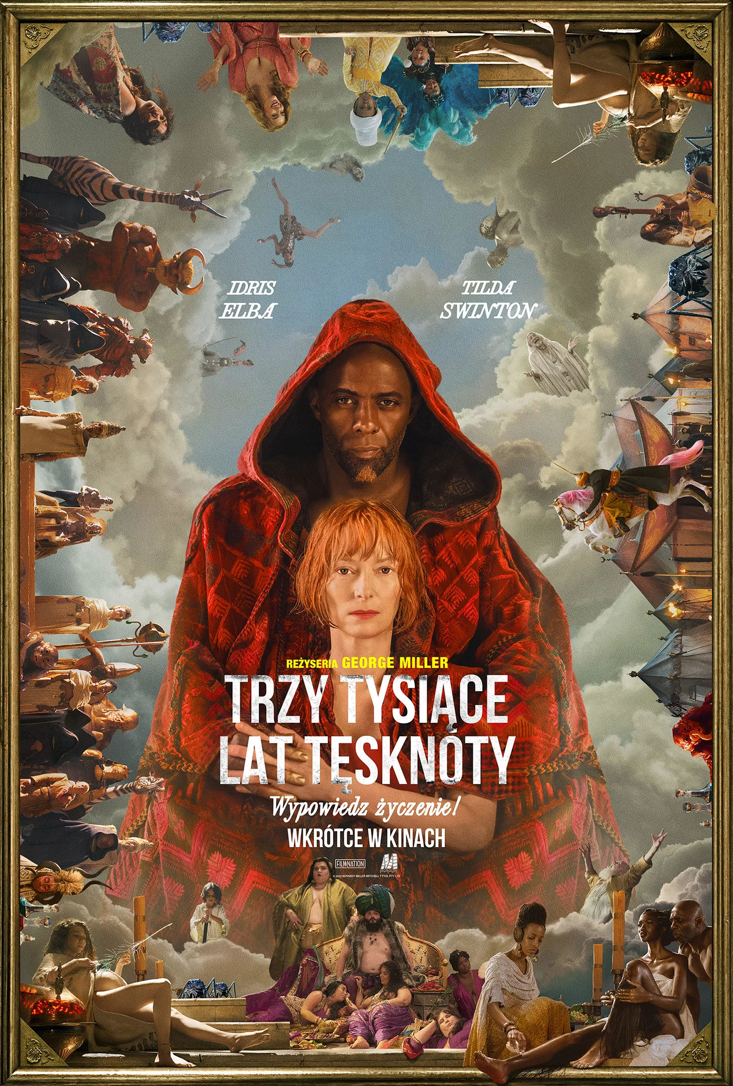 Polski plakat filmu 'Trzy tysiące lat tęsknoty'