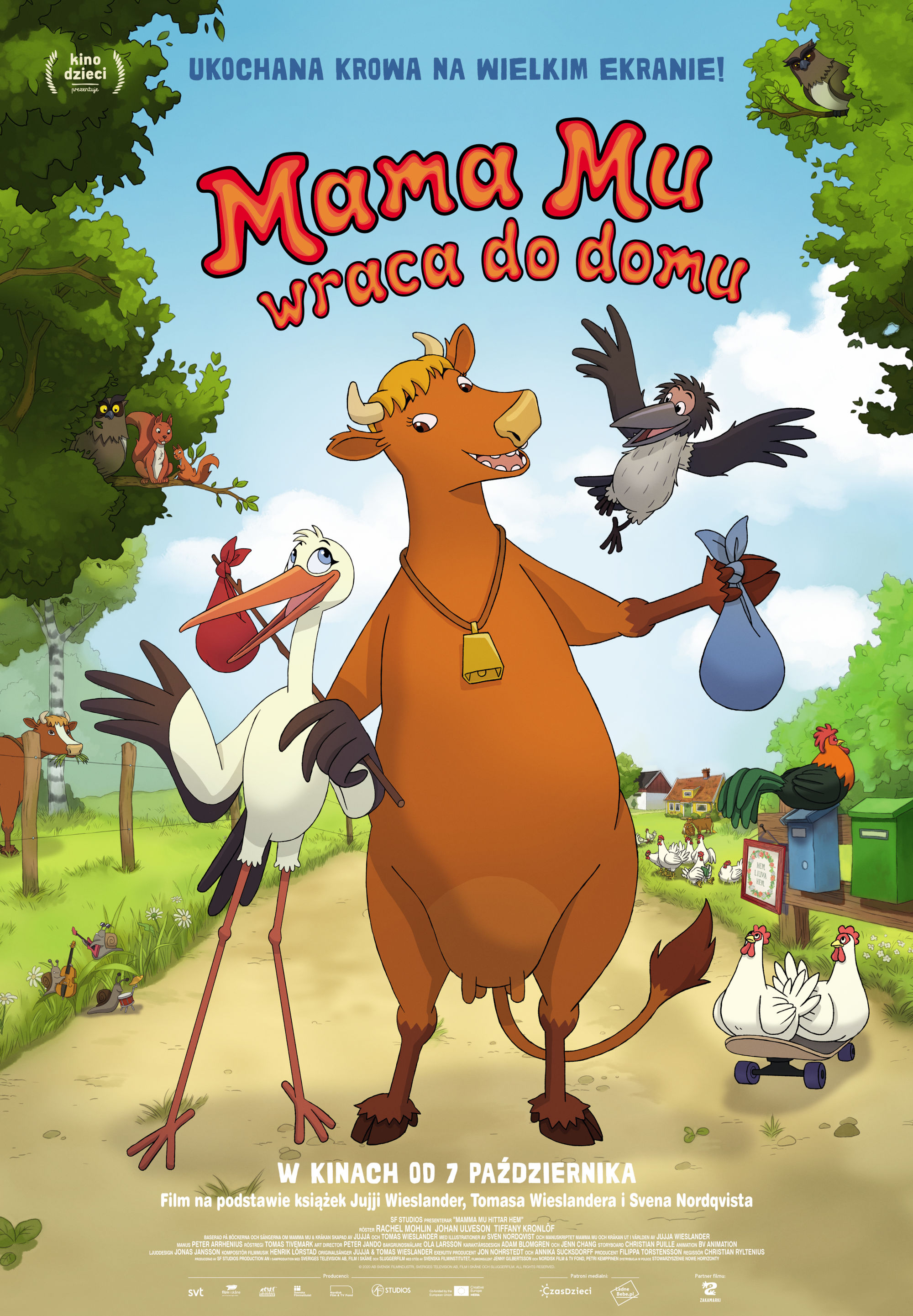 Polski plakat filmu 'Mama Mu wraca do domu'