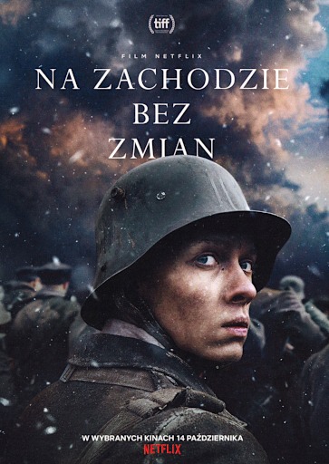 Przód ulotki filmu 'Na Zachodzie bez zmian'