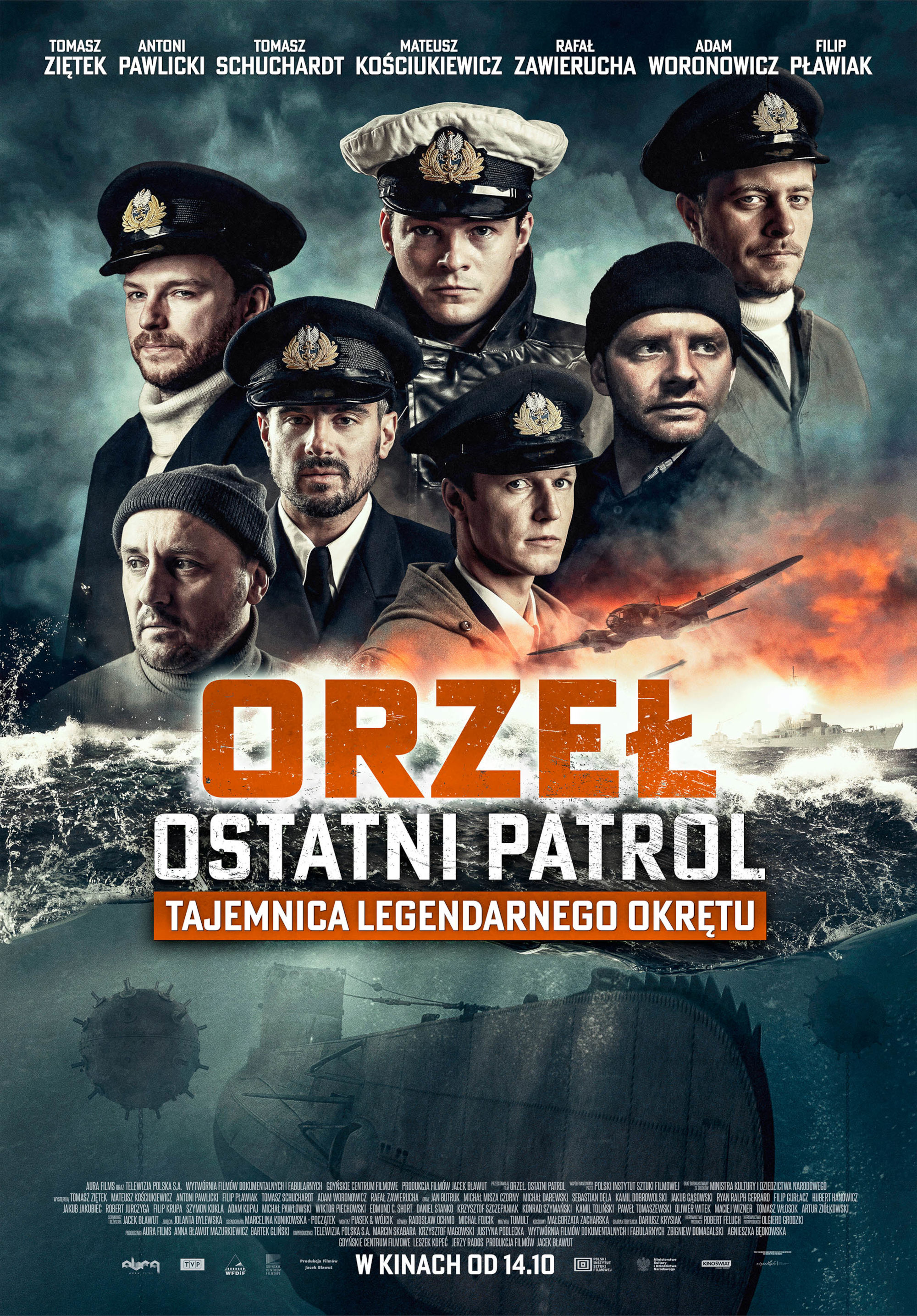Polski plakat filmu 'Orzeł. Ostatni patrol'