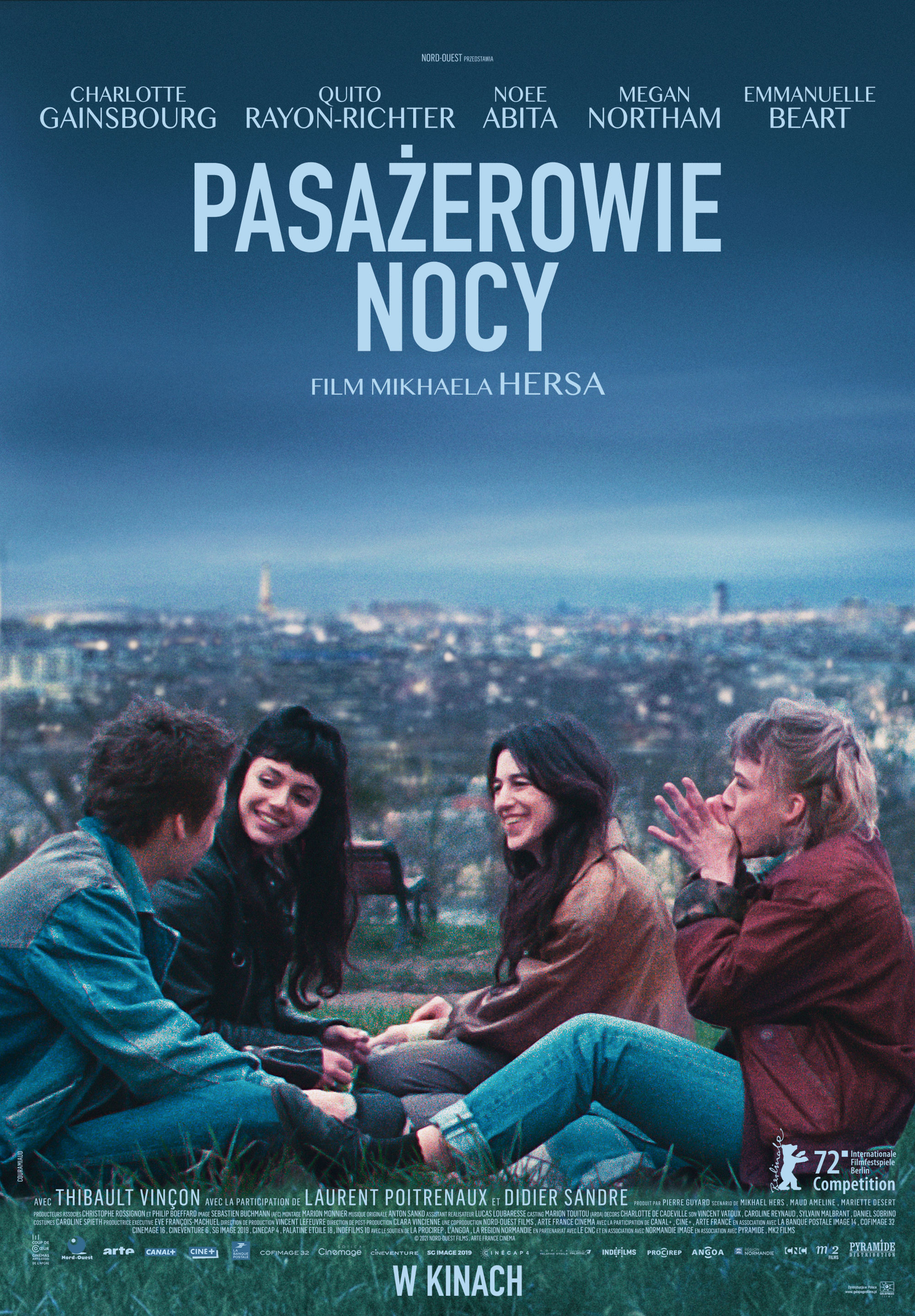 Polski plakat filmu 'Pasażerowie nocy'