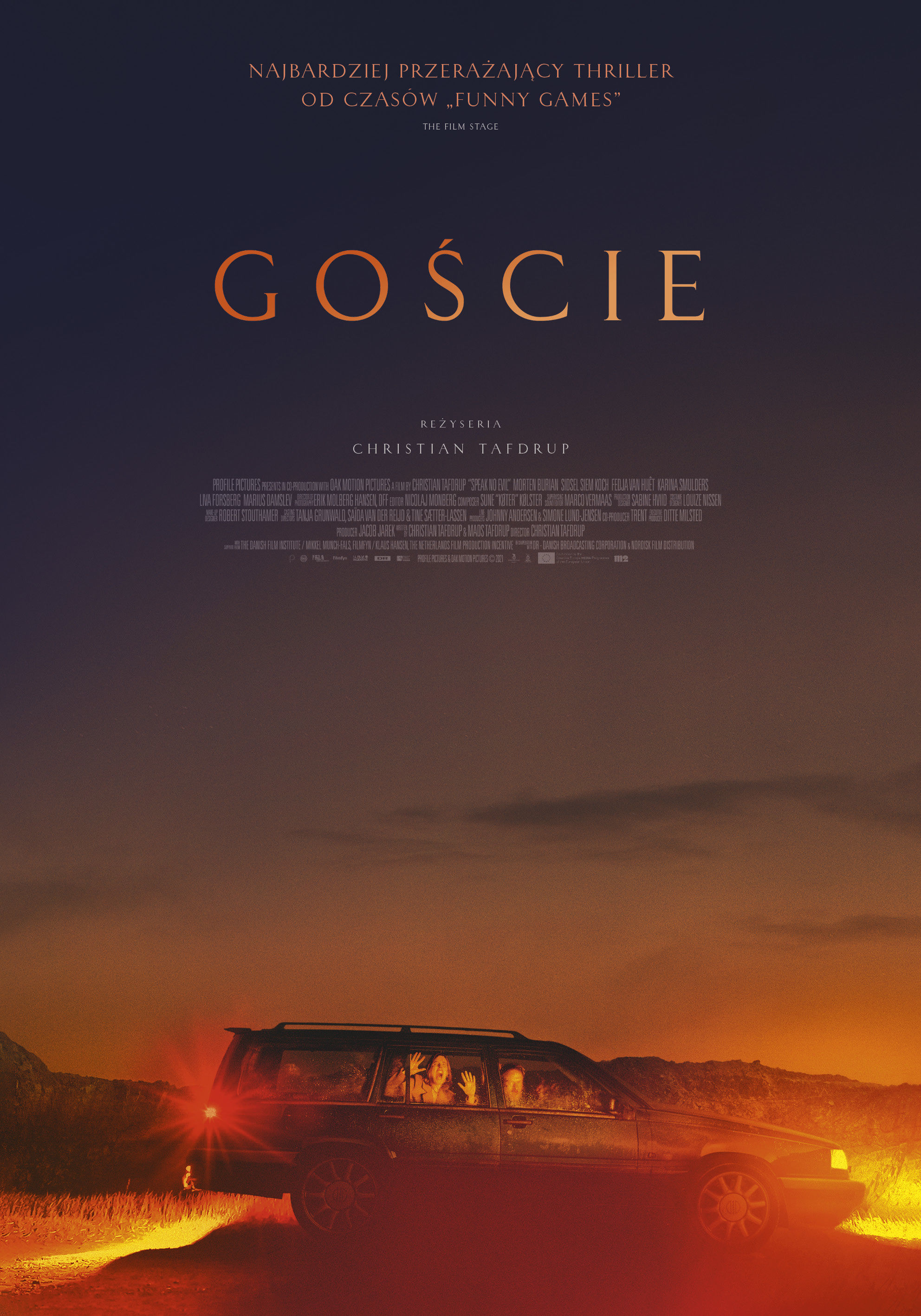 Polski plakat filmu 'Goście'