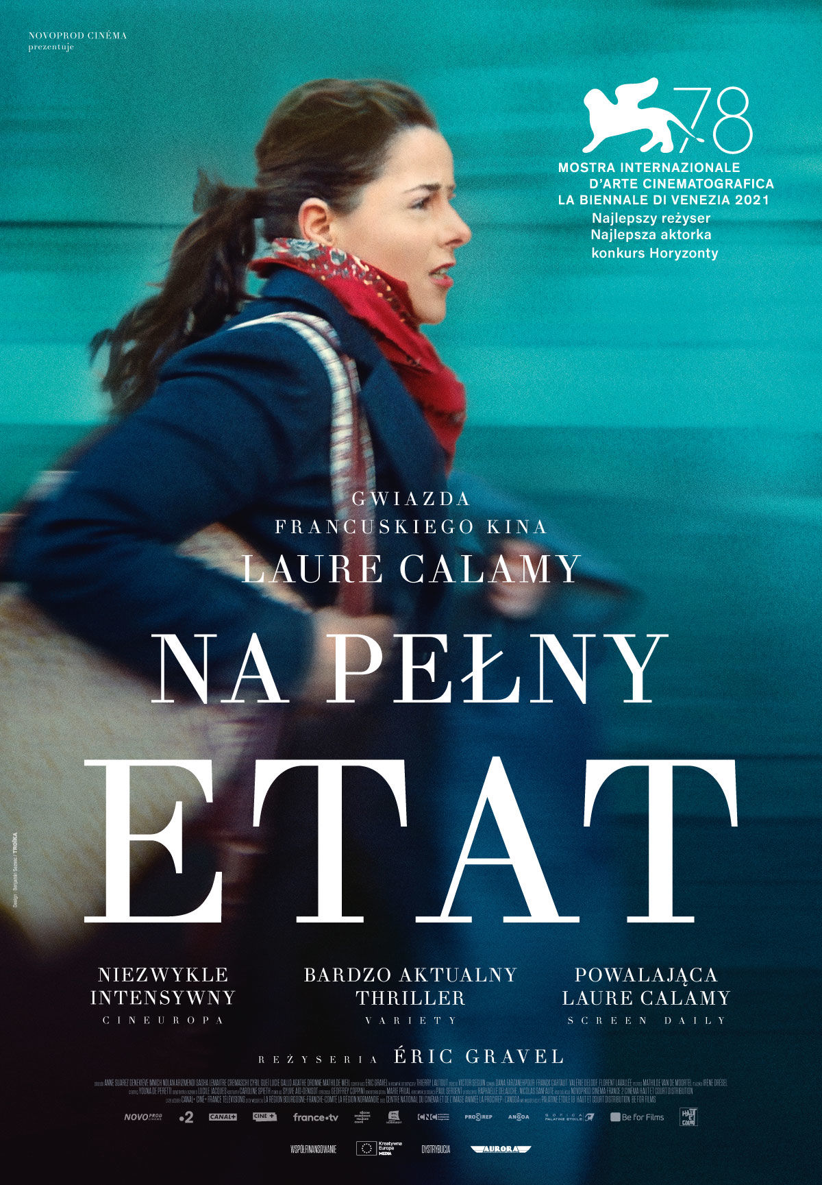 Polski plakat filmu 'Na pełny etat'
