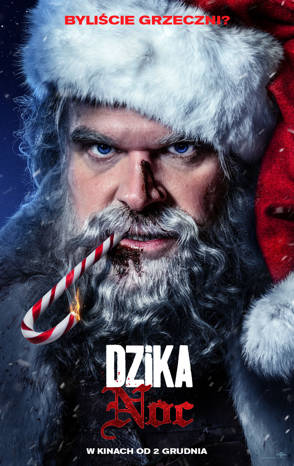 Polski plakat filmu 'Dzika noc'