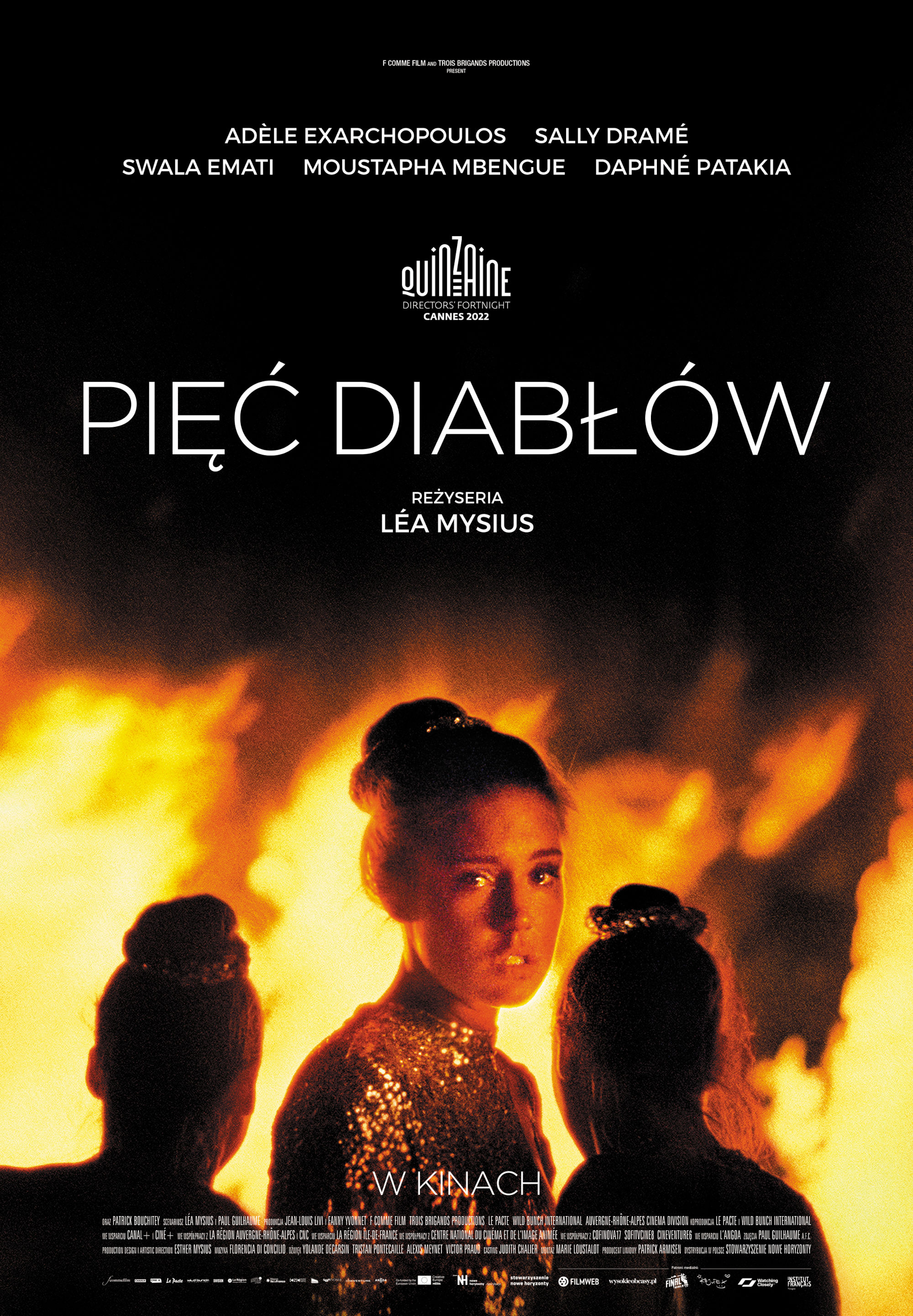 Polski plakat filmu 'Pięć diabłów'